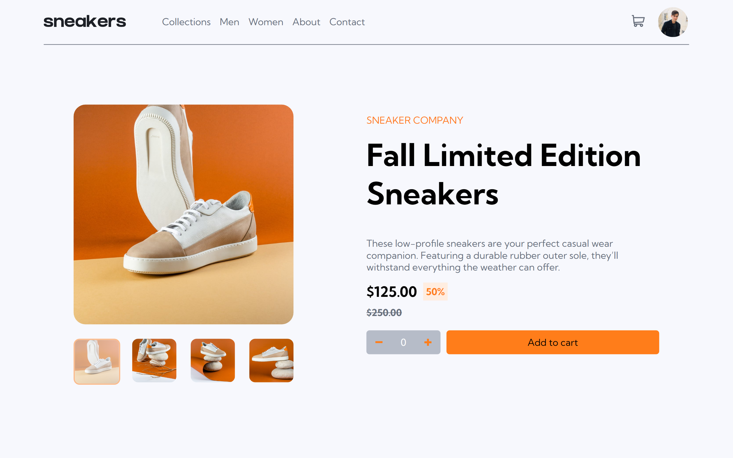 E-commerce product page